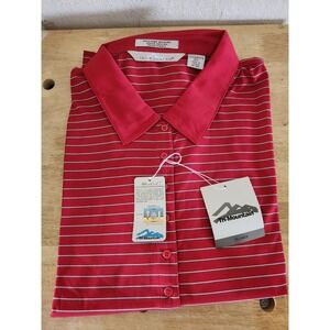 Tri-Mountain Activewear T- Shirt Red Women‎ Size 2XL